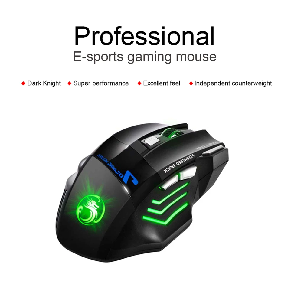 

Wired Gaming Mouse Gamer Computer Mouse Gaming Mause USB Ergonomic Mouse Silent 5500 DPI 7 Buttons RGB Game Mice For PC Gamer
