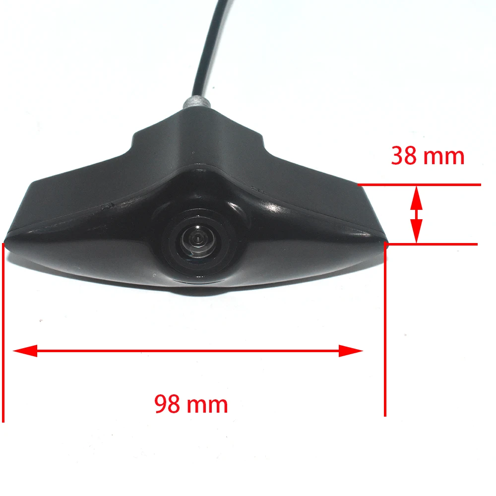 Автомобильная парковочная камера ZJCGO CCD-камера HD с ночным видением и логотипом