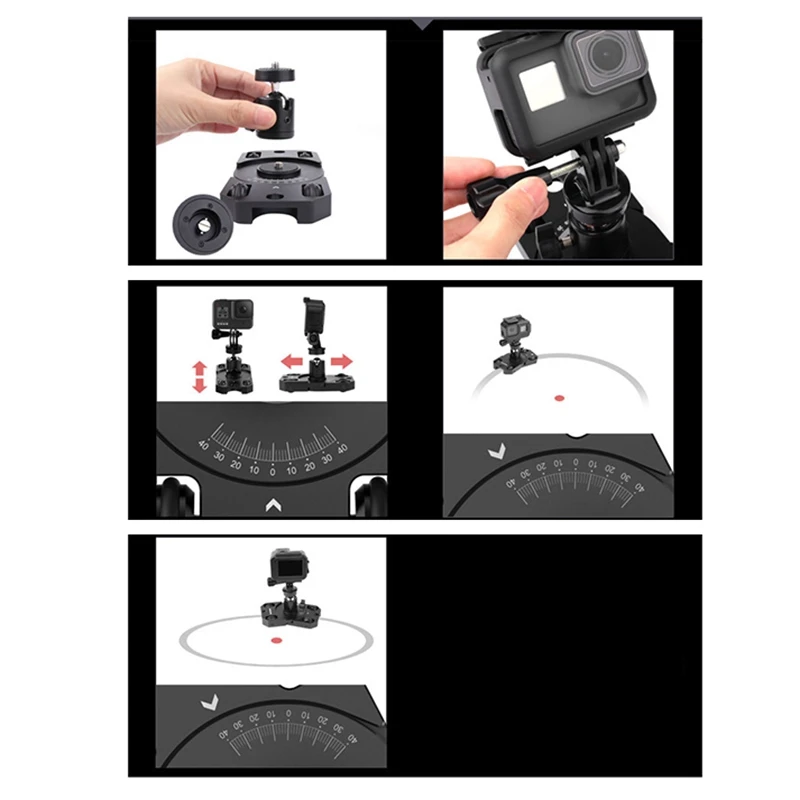 

SUNNYLIFE Stabilization Shoot Photography Metal Sports Camera Stabilizer for Gopro Sports Camera Series Bracket