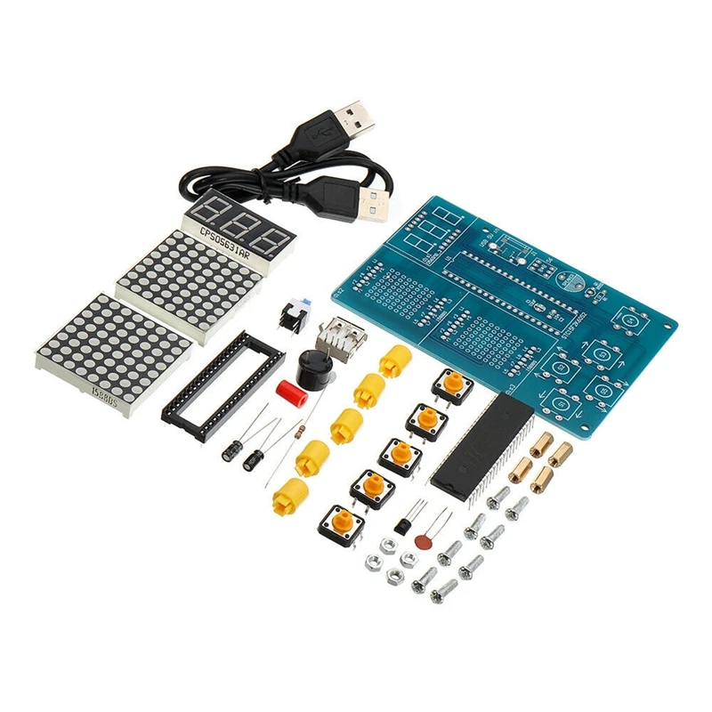 DIY Набор игровой доски 51 SCM чип Ретро электронный паяльник Тренировочный