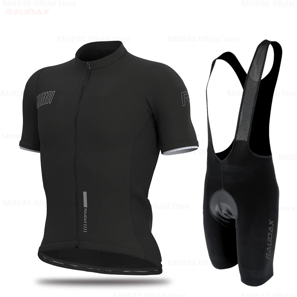 

Raudax cycling Suit Summer Short Sleeve Cycling Clothes Set Men Breathable Mountain Road Bike Cycling Clothes Set Ropa Ciclismo