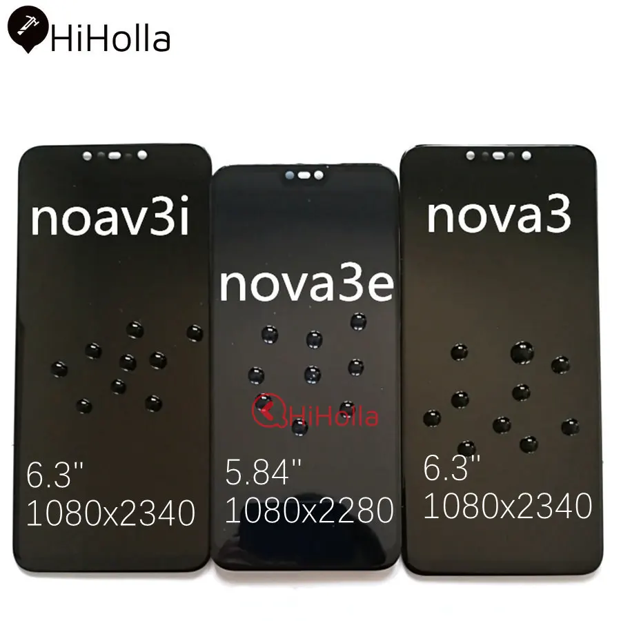 Дисплей с тачскрином для Huawei Nova 3i сменный ЖК-экран Nova3 PAR LX1 LX9 INE LX2 L21 ANE LX3 L23 3 3e |