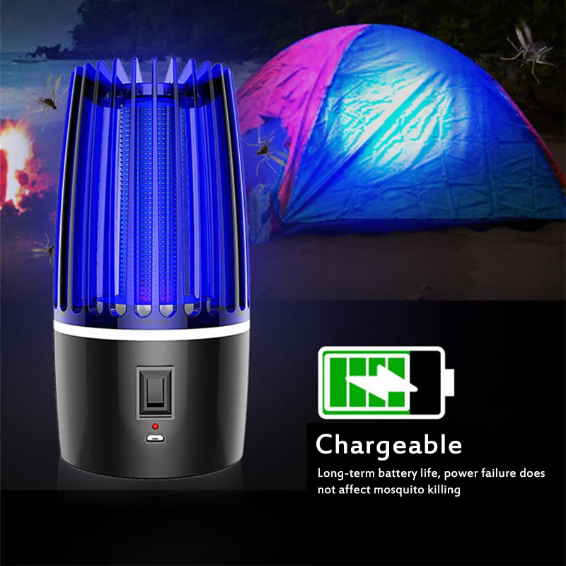 Led Mosquito Killer Lamp UV Night Light USB Electric Photocatalytic Repellent Trap Pest LED | Лампы и освещение
