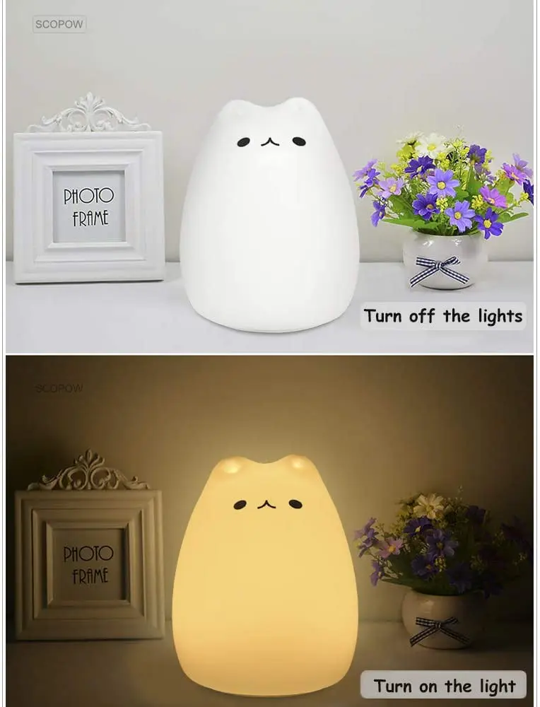 Новый Портативный ночной Светильник Милая Пижама Hello Kitty Пижамный костюм с