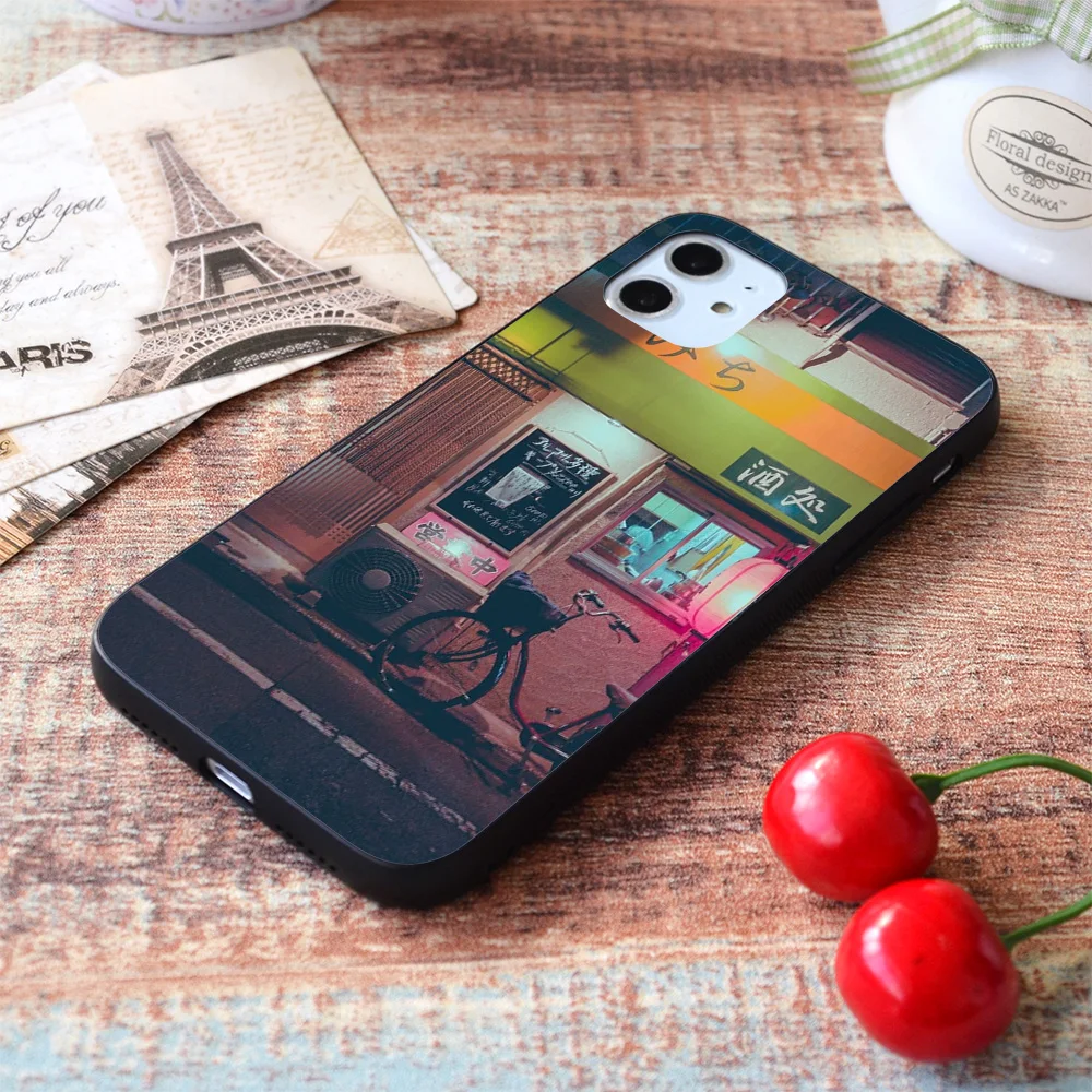 

For iPhone Tokyo's Ramen Soft TPU Border Apple iPhone Case