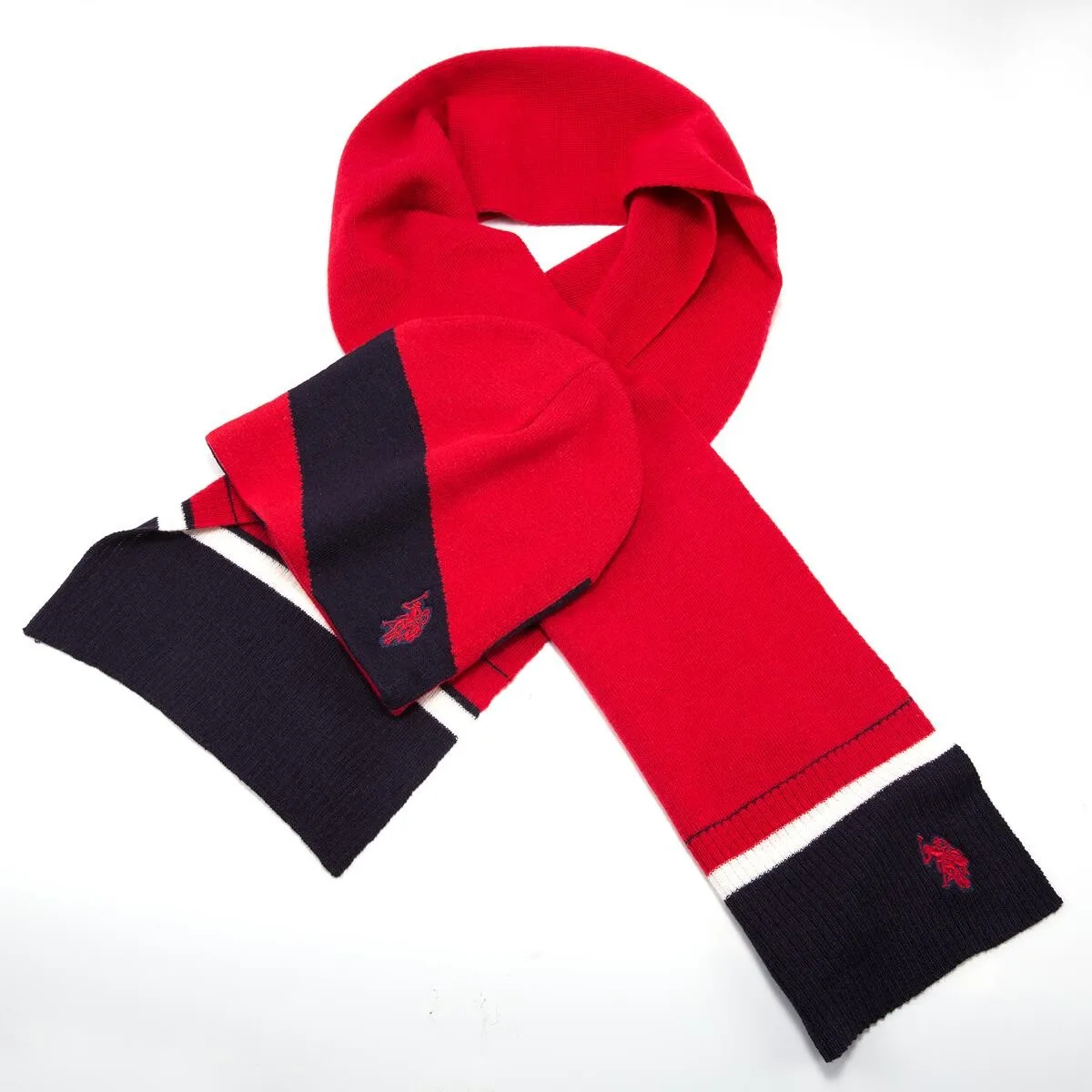 Осенне-зимние мужские и женские шапки Us Polo Assn Женская вязаные дышащий шарф с