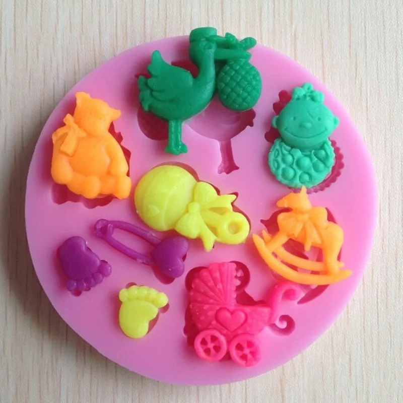 Силиконовая форма льда кубик конфеты шоколадное печенье мыло в виде кекса формы