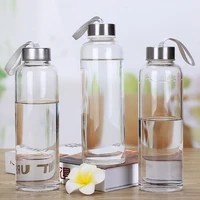 300400500ml portable water bottles plastic transparent leakproof water cup drinking bottle for outdoor sports travel drinkware
