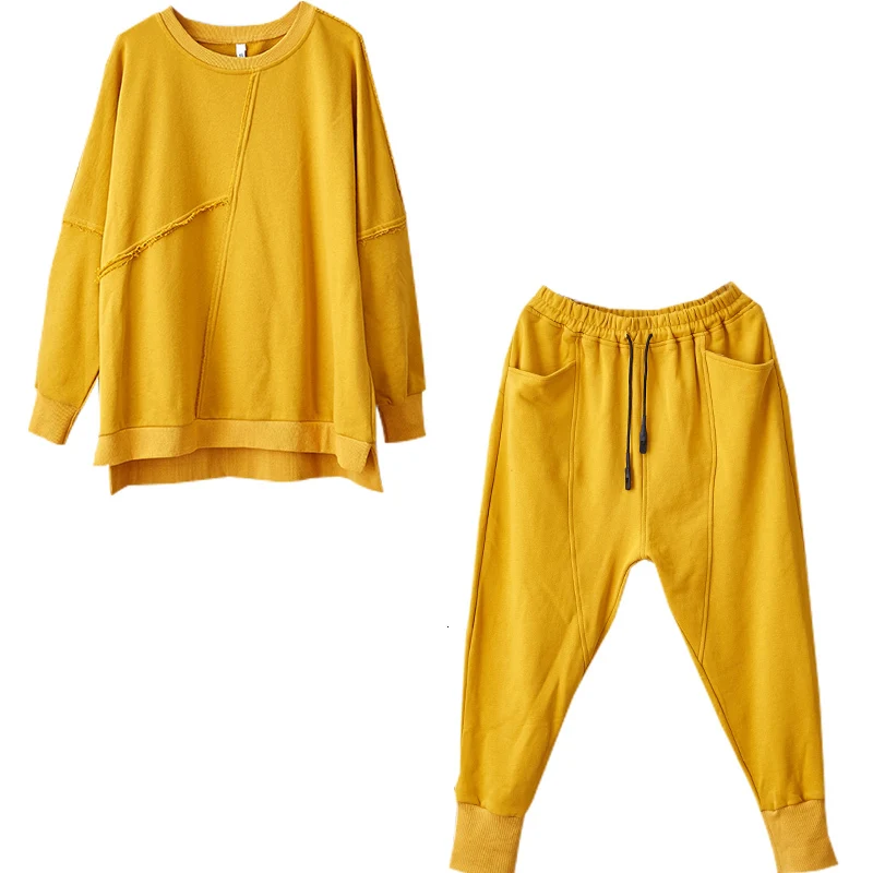 Комплект спортивной одежды для женщин трендовый весенне-осенний комплект из 2