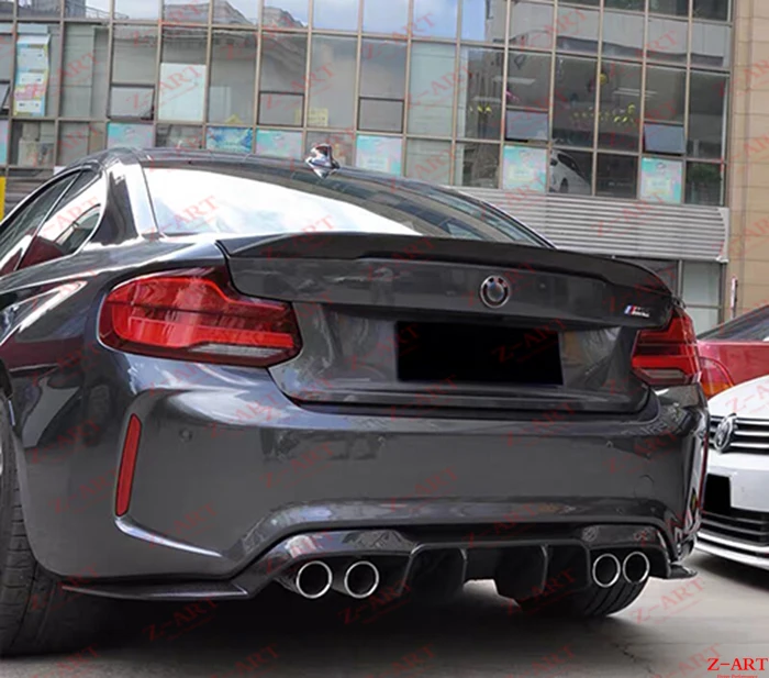 Задний спойлер Z-ART из углеродного волокна для BMW M2 задний F87 2015-2019 | Автомобили и