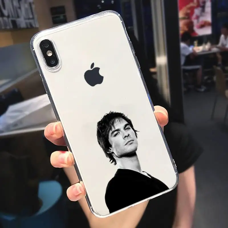 

The Vampire Diaries American TV show Phone Case Transparent soft For iphone 5 5s 5c se 6 6s 7 8 11 12 plus mini x xs xr pro max