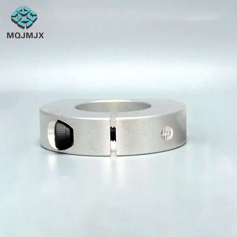 Shaft Collars Fixing Ring Set Screw Split Type D-shaped Cut Hole Bearing Adjustment Part Aluminum Alloy |