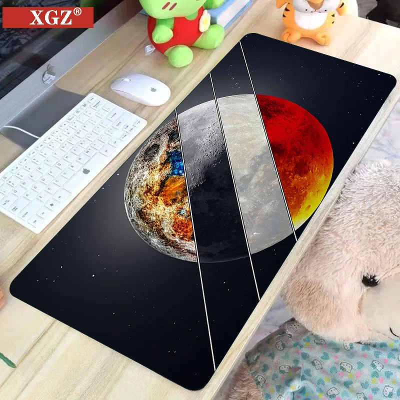 

XGZ Earth Mouse Pad Creative Fun Lock Edge Keyboard Mouse Pad XXL Computer Carpet Gamer Game Play Desk Pad High Quality Cs Go