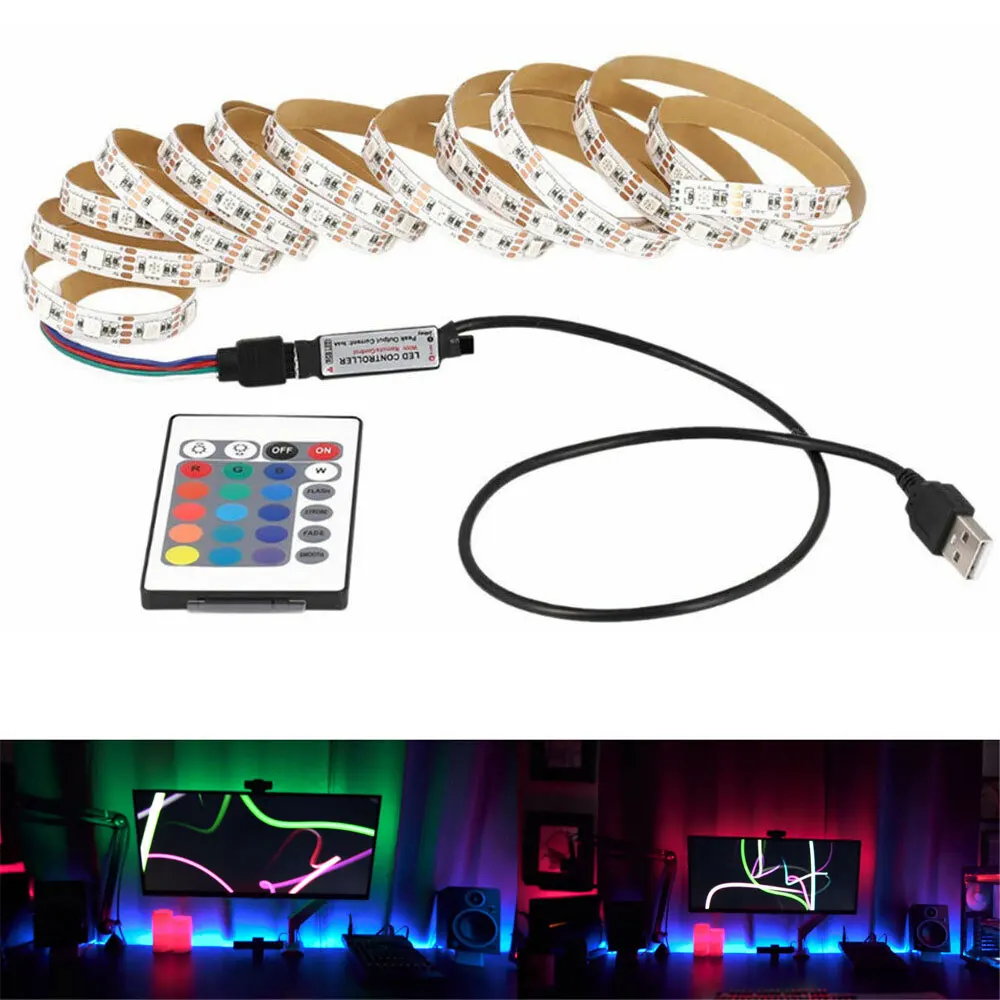 5V для детей от 1 года до 5 лет м светодиодный ТВ задняя светильник с питанием USB s