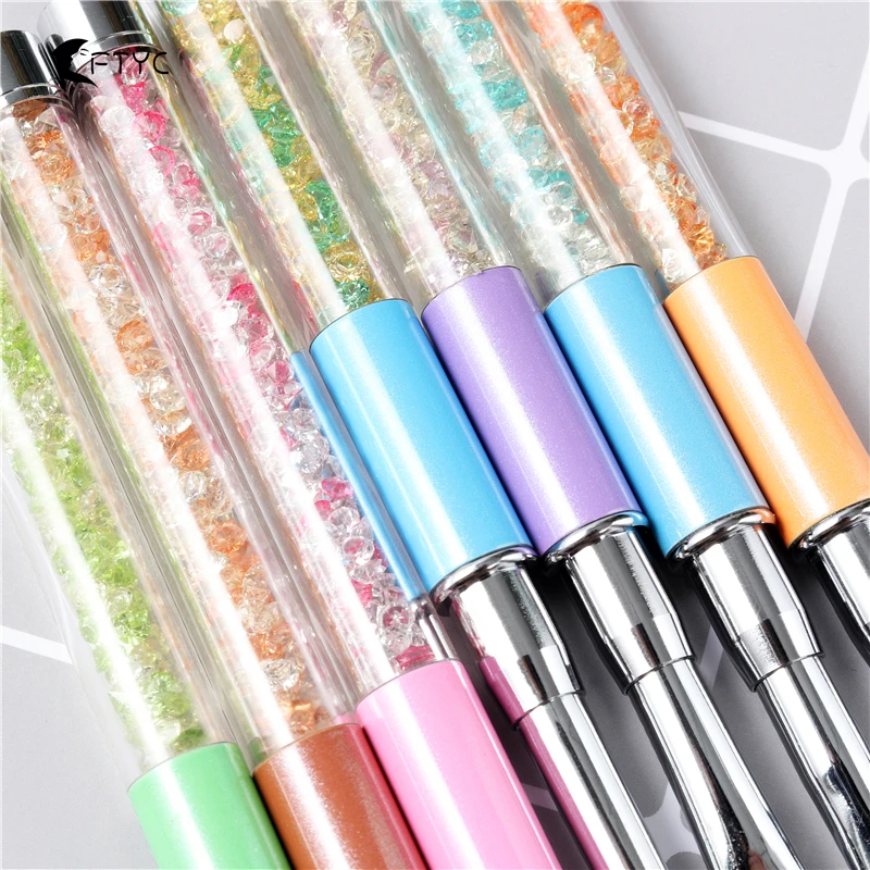 

1pcs Nail Art Brush Acrylic Powder Color Gradient Pen Flower Line Stripe Drawing Pen Nail Supplies For Professionals