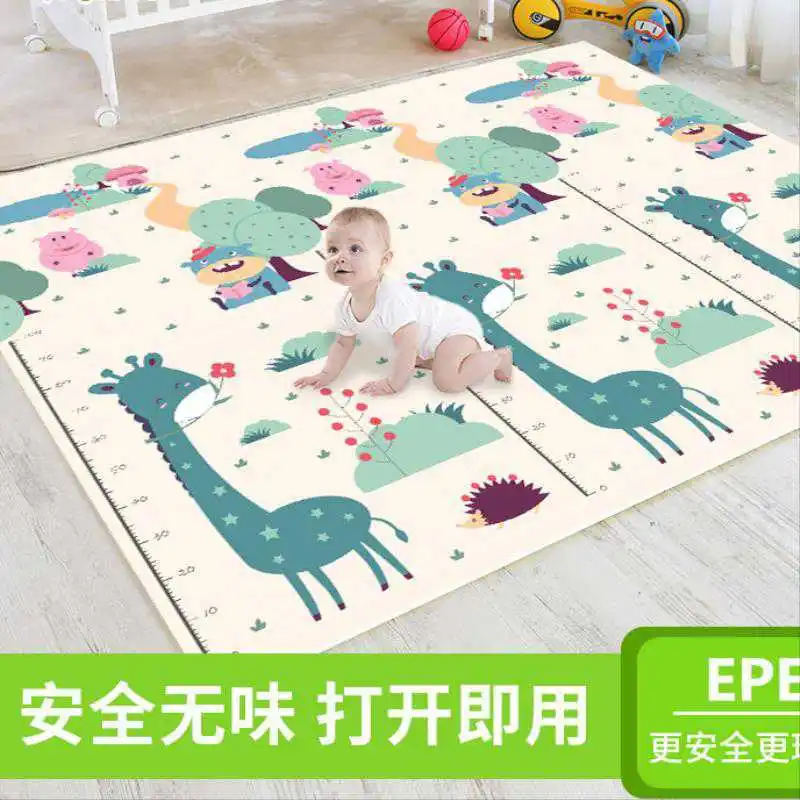 

Children's picnic cloth baby crawling mat waterproof and erasable foam mat outdoor breathable crawling mat