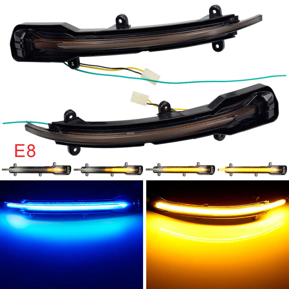 Светодиодный динамический сигнал поворота светильник &quotбегущая вода&quot мигалка