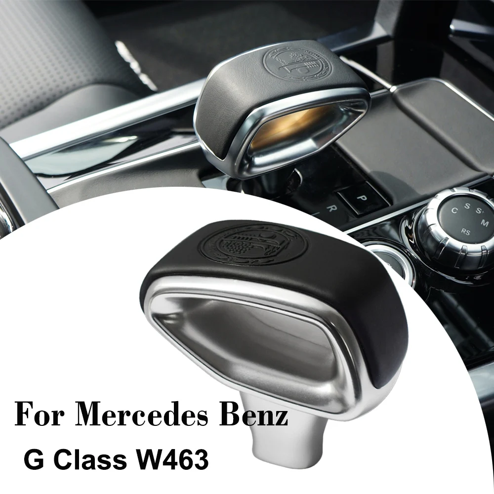 

For Mercedes Benz G Class W463 G63 G65 G550 G500 G350 Car Gear Shifter Knob Auto Logo Gearshift Gearbox Lever Change Head Refit
