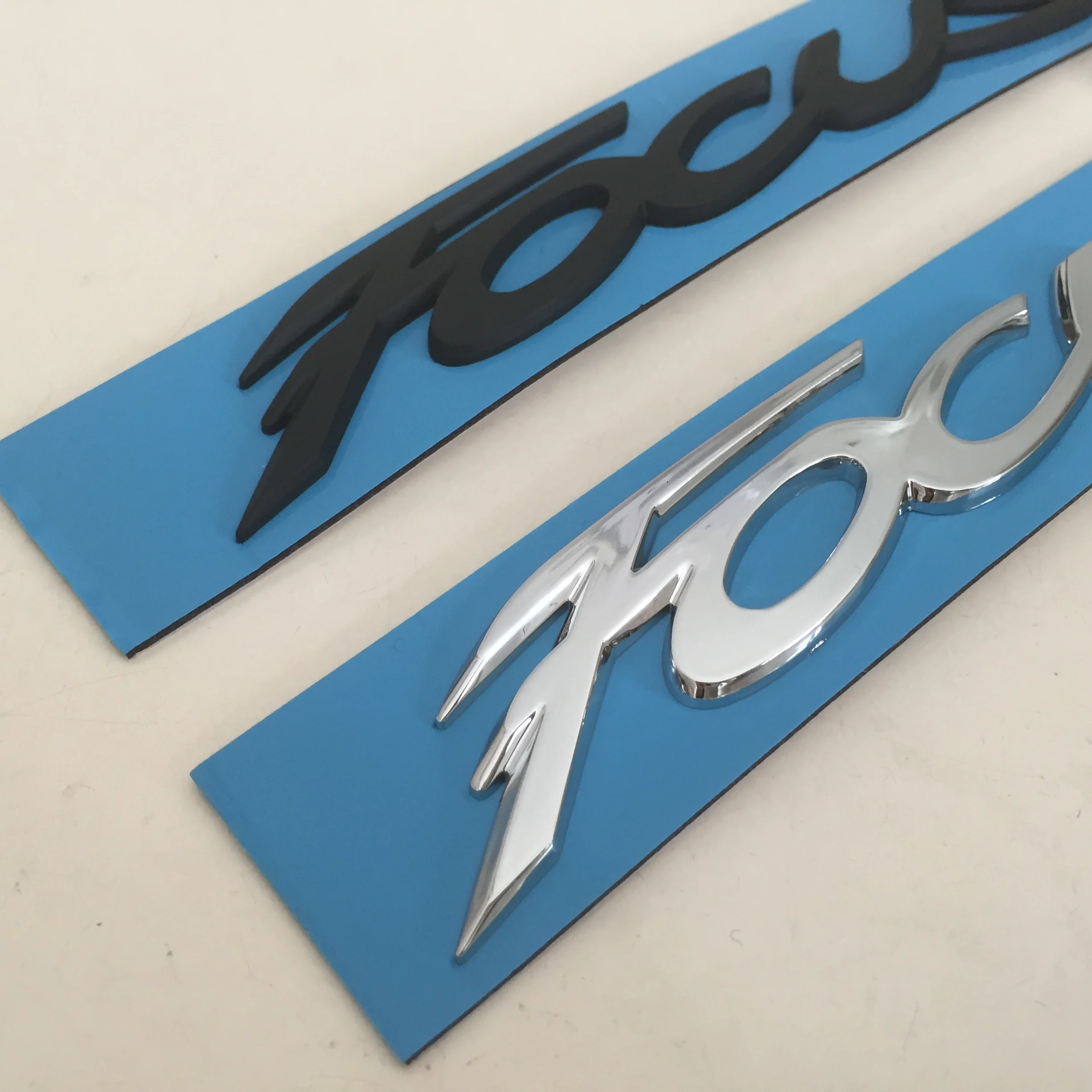1 шт. 3D ABS черный/Серебряный F ocus Автомобильная буква Задняя эмблема значок