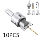 10 шт. мини шаблон дрель для изготовления деревянных бусин набор фрез Набор колец Инструмент для формования бусин 171921 мм лезвия