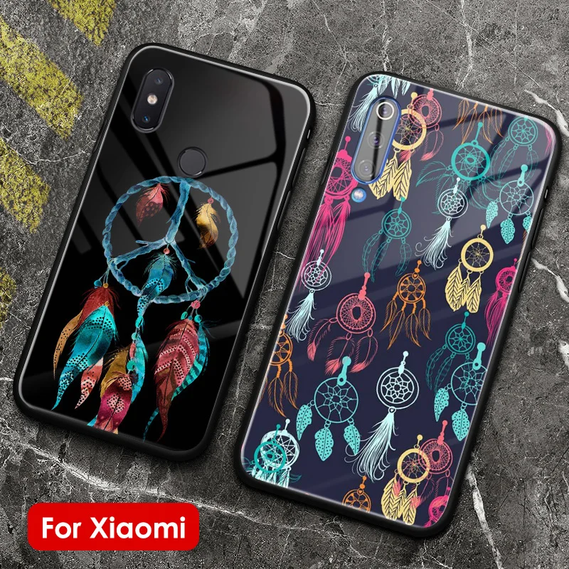 Мягкий силиконовый чехол для телефона с рисунком тотема Ловец снов Xiaomi mi 6 8 9 SE mix 2