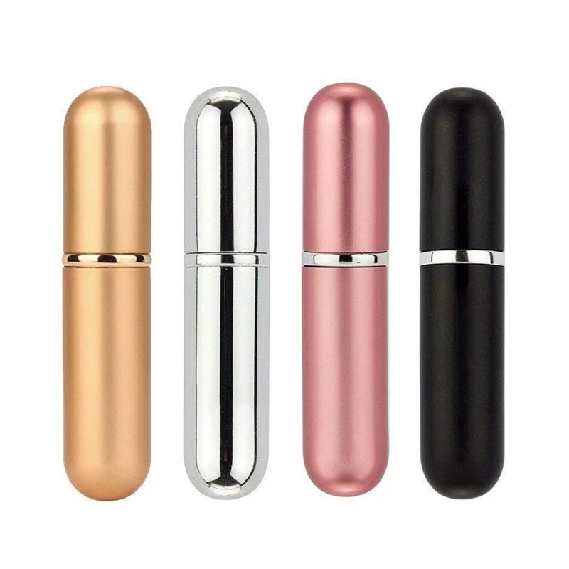 

5 Pack Mini 6ml Atomizer Bottle Refillable Perfume Pump Case Portable Perfume Spray Refill Pump Bottles for Traveling and 37MF