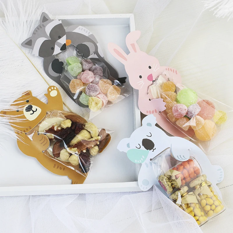 30 шт. украшения для конфет с животными кролик печенье посылка открытка товары дня