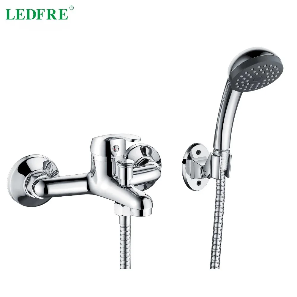 LEDFRE Однорычажный смеситель для ванной комнаты горячей и холодной воды