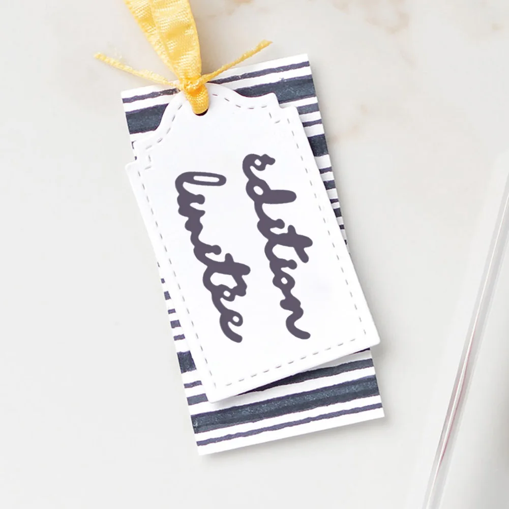 Вырубные штампы с французскими буквами для сделай сам скрапбукинга изготовления