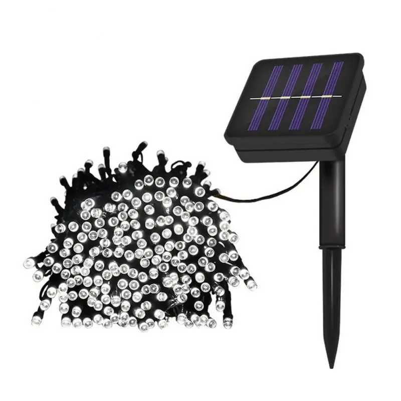 

Outdoor Solar Fairy String Light 8 Modes 50/100/200 LED Waterproof Solar Powered Street Lamp For Garden Festival Christmas Decor
