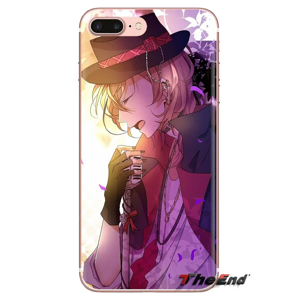 For iPod Touch Apple iPhone 4 4S 5 5S SE 5C 6 6S 7 8 X XR XS Plus MAX Bungo Stray Dogs Soft Transparent Cases Covers |