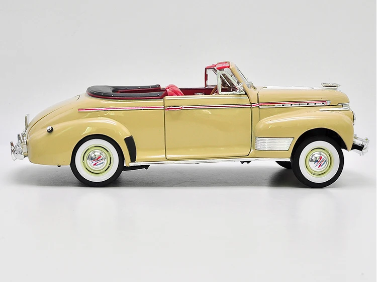 Высокая имитация 1:18 Chevrolet 1941 специальный роскошный сплав в кузове «Кабриолет», металлическая коллекция и подарок классическая модель автомобиля