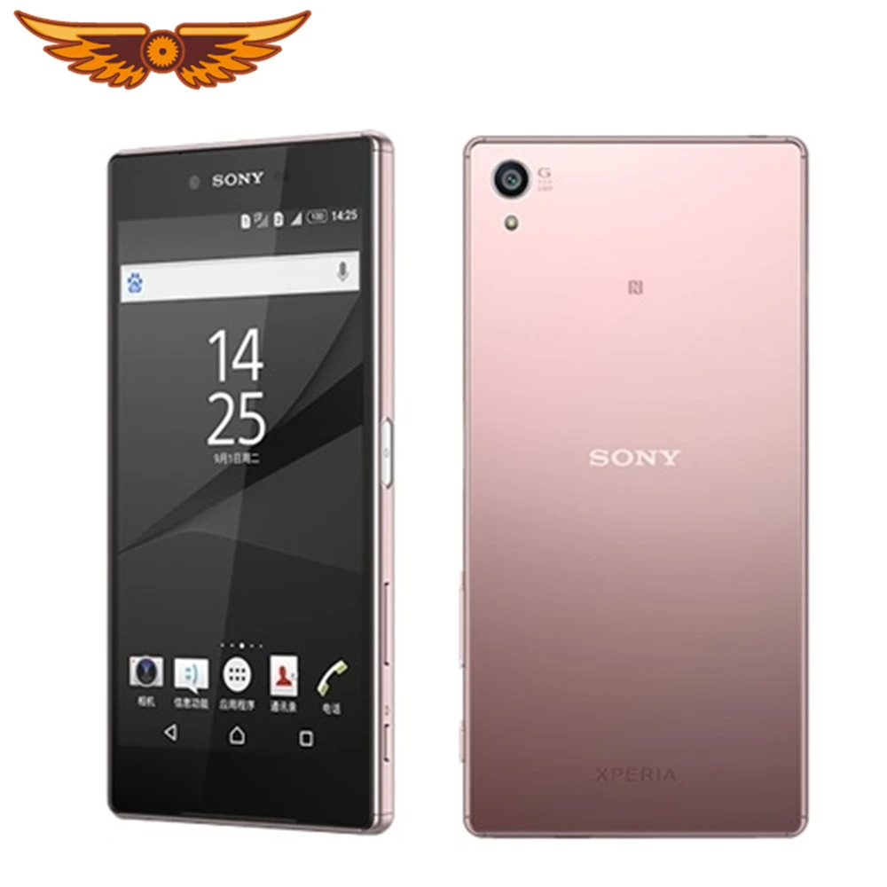 Оригинальный сотовый телефон Sony Z5 Premium E6883 восемь ядер 5 дюйма 3 Гб + 32 ГБ две SIM