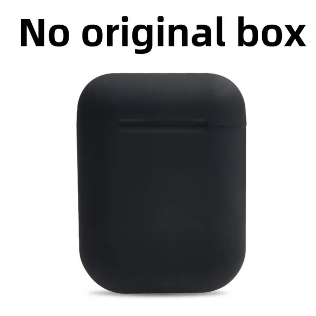 i12 Black no box I12 TWS, беспроводная гарнитура с сенсорной клавишей, Bluetooth 5,0, спортивные стерео наушники для iPhone, Xiaomi, huawei, samsung, смартфон - Цвет: i12 Black no box