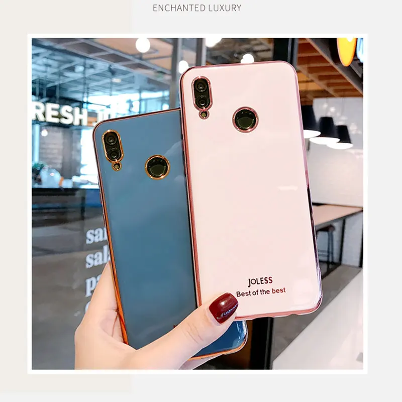 Luxury Silicone Case For Huawei Honor 8X phone Case For Honor8x Cover Shockproof Stand Holder Case Honor 8X 7X 9A