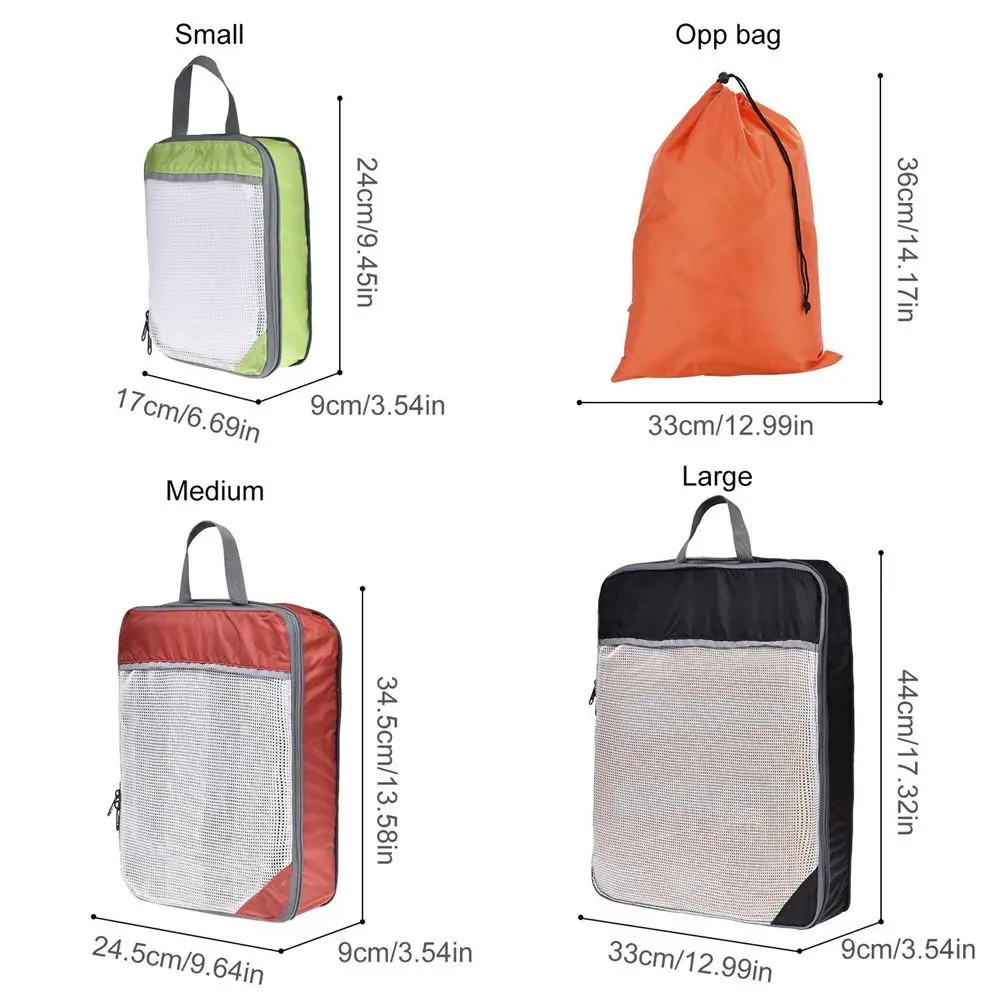 3 шт./компл. путешествия компрессионный пакет для хранения Чемодан сумка