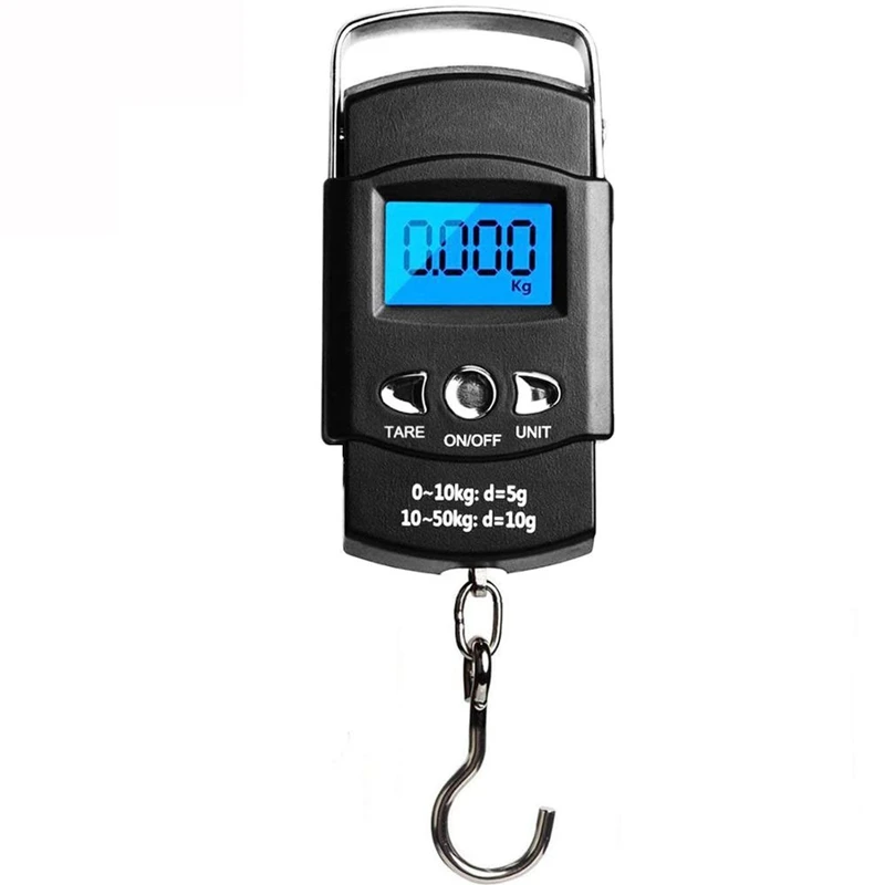 

Mini Electronic Portable Digital Scale LCD Display Suitcase Travel Handheld Weighing Hanging Scale Fishing Balance