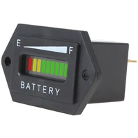 95 rh 32c for 2 hours electricity meter 1224v 36v 48v rectangle three color led battery charge status indicator