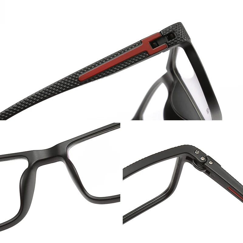 Оправа для очков Мужская прямоугольная близорукости TR90