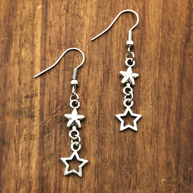 Серьги-подвески Wicca женские висячие украшения ручной работы из тибетского