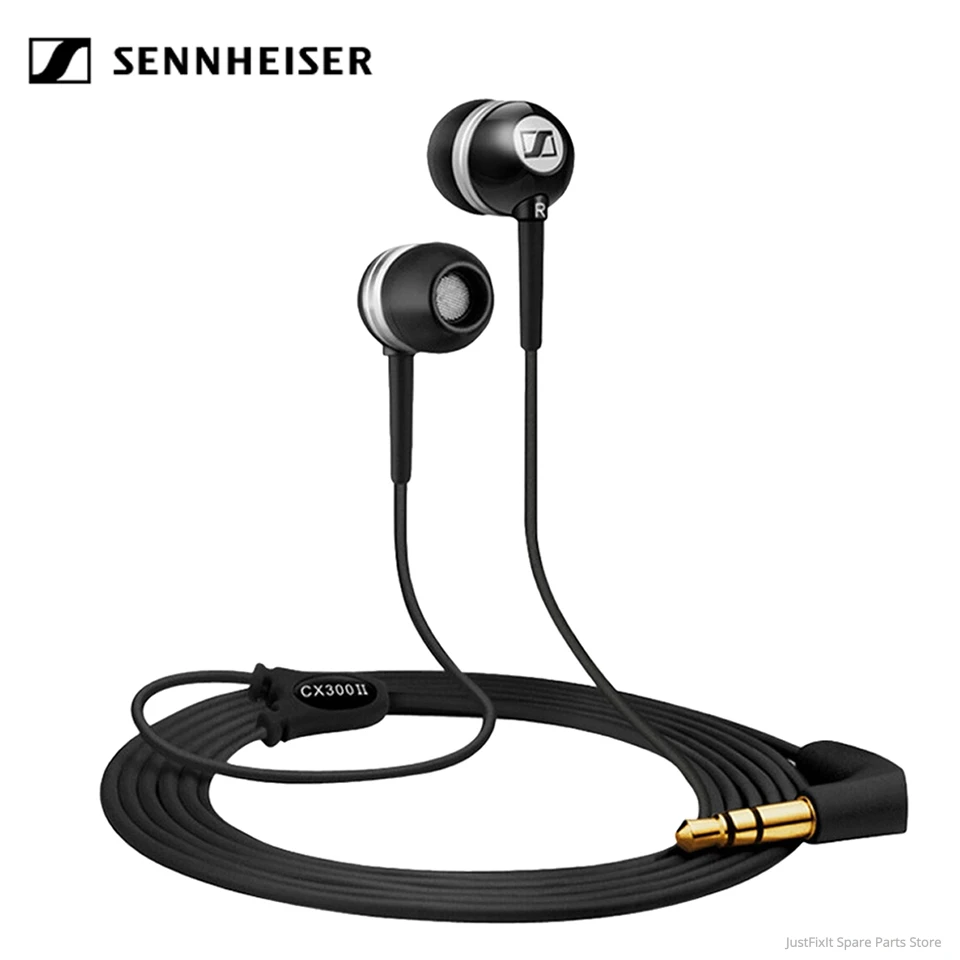 

Наушники Sennheiser CX300II Проводные с глубокими басами, 3,5 мм