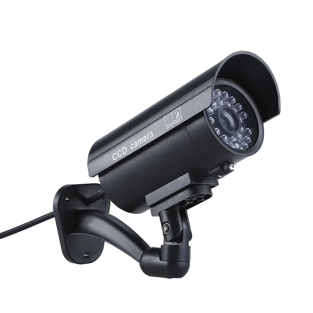 Поддельная Крытый видеонаблюдения качество Камера мигает w/светодиодный ночной