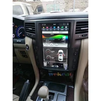 Wekeao 136 Vertical Screen Tesla Style Android 9 auto Radio Automotivo For Lexus LX570 Car Dvd GPS Carplay 2007 - 2015