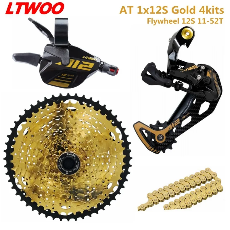MTB 12 Speed Groupset 12s 11-52T Cassette Shifter Lever Rear