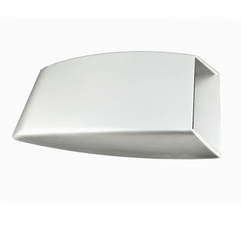 

Free shipping Silver Universal Car decorative Air Flow Intake Scoop Turbo Bonnet Vent Cover hood