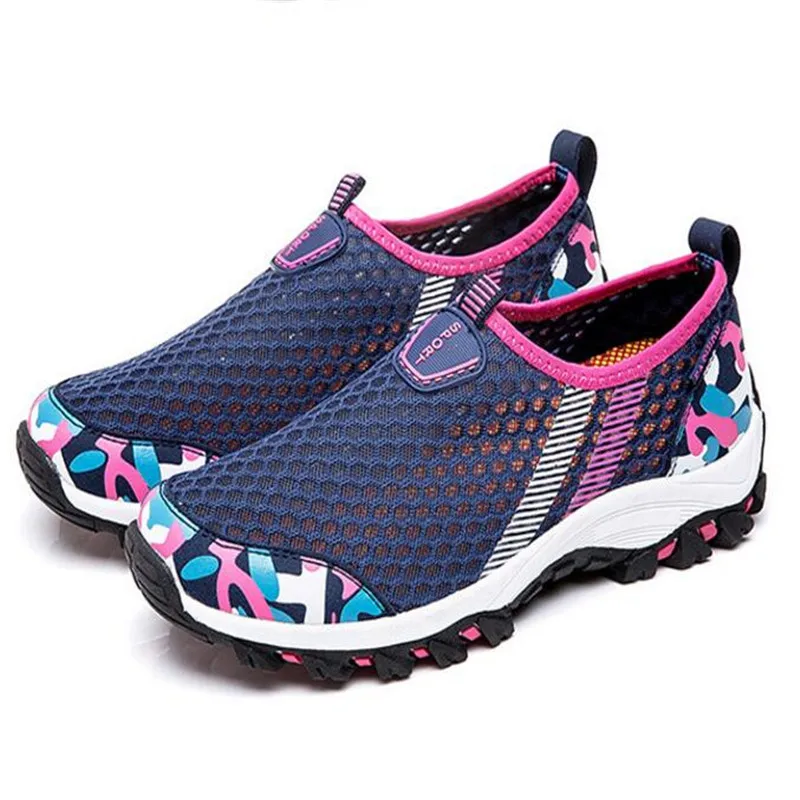 Дышащая сетчатая летняя обувь для женщин удобная недорогая повседневная женская