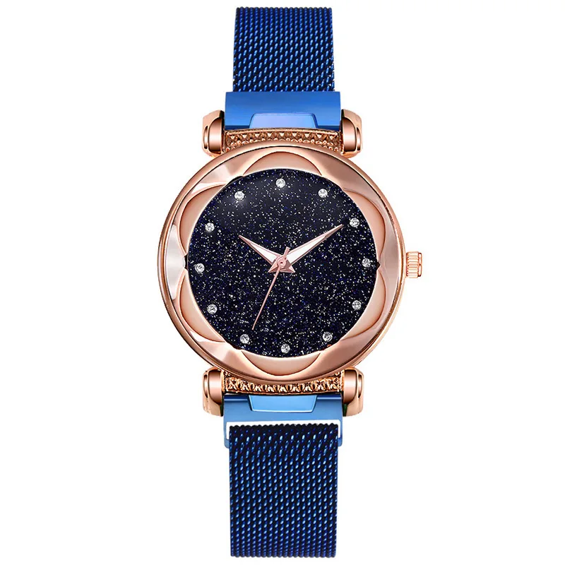 Прямая поставка новинка 2020 Лидер продаж магнитные красные часы модные женские