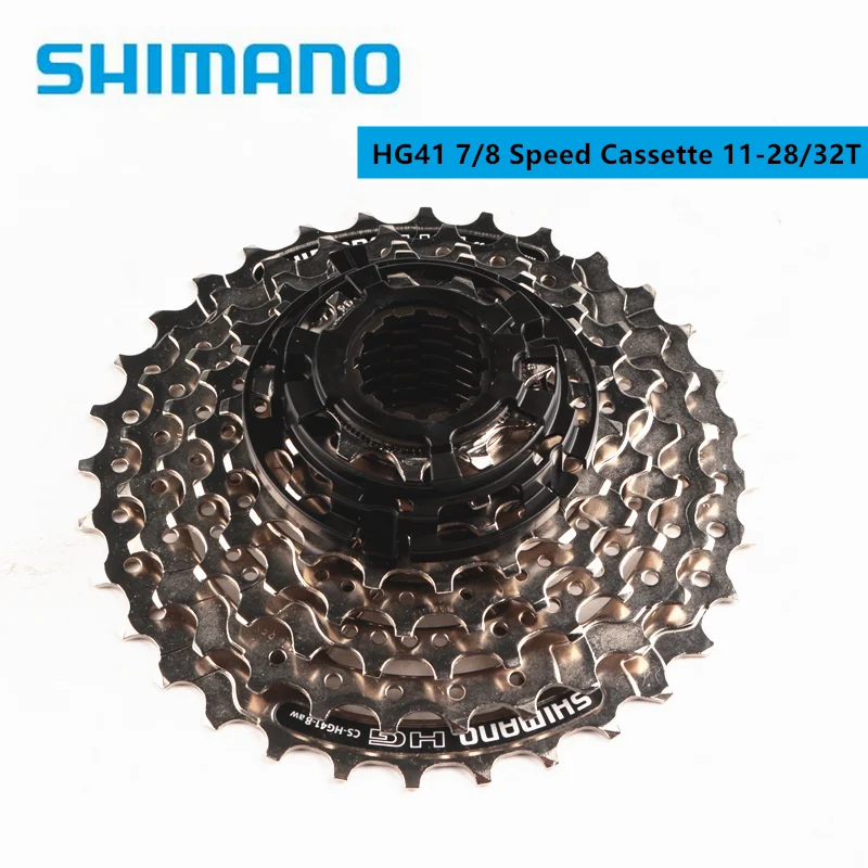 Велосипедная кассета Shimano HG41 7 или 8 скоростей маховик 7/8 скорости