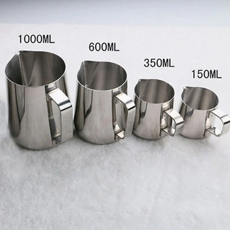 

1Pcs Coffee Pot Stainless Steel Pull Cup Espresso Coffee Pitcher Craft Latte Milk Foam Jug Mug Coffee Accessories For Home&Coffe