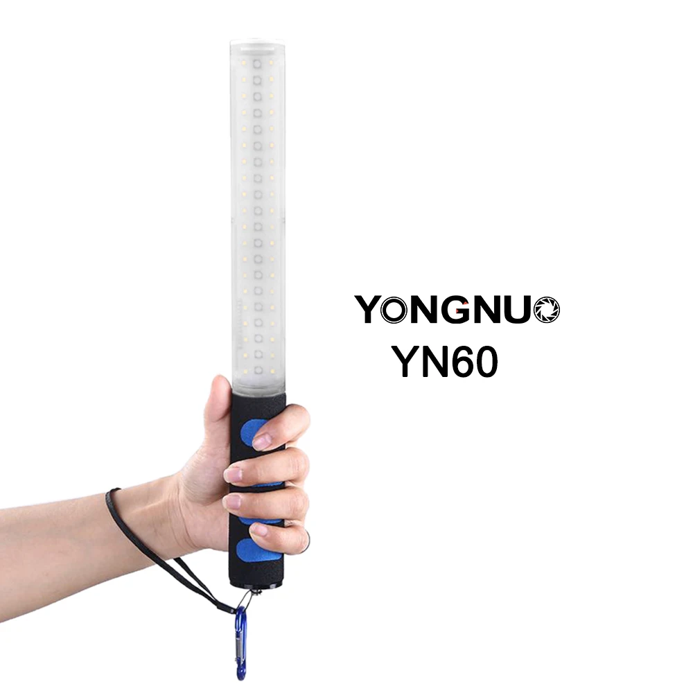 YN60 with Handle YONGNUO YN60 YN60 Pro 3200-5500K Светодиодная панель видео свет встроенный аккумулятор 5200 мАч цифровая зеркальная камера освещение для Nikon Canon sony - Цвет: YN60 with Handle